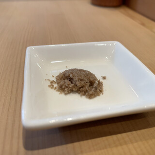 寿司安 - 真鯛用の天然藻塩